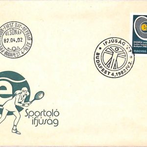 ai3855 - Hungary - POSTAL HISTORY - FDC - TENNIS - 1982