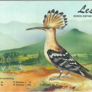 87577 - LESOTHO - POSTAL HISTORY -  STAMP BOOKLET 1981 definitive issue BIRDS