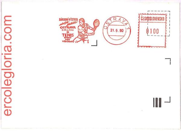 ai3856 - Czechoslovakia - POSTAL HISTORY - Cover - TENNIS - 1990