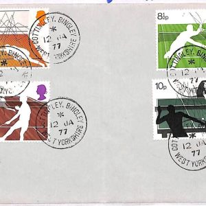 ai3735 - Great Britain - POSTAL HISTORY - FDC - Tennis - 1977