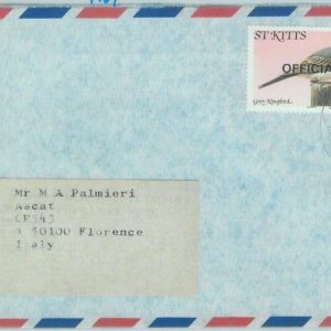 84442 - St KITTS - Postal History - OFFICIAL  Airmail  COVER 1981  - BIRDS