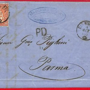 ai5722 - SWITZERLAND - Postal History  - EARLY COVER from Birrwil - 2.10.1863
