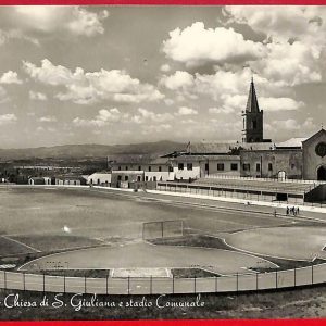 ai5234 -  ITALY - VINTAGE POSTCARD: FOOTBALL STADIUM  - Perugia - 1958
