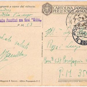 ai3476 - Italy -  POSTAL HISTORY - Military Stationery - Gastronomy BAKER - 1942