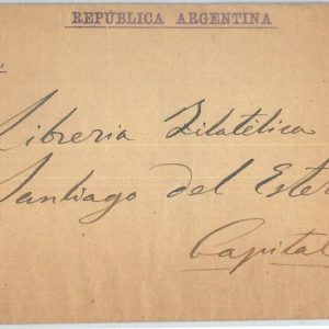 72212 - ARGENTINA - POSTAL HISTORY - Postal STATIONERY WRAPPER