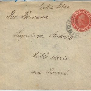 72208 - ARGENTINA - POSTAL HISTORY -    STATIONERY COVER from HINOJO 1903