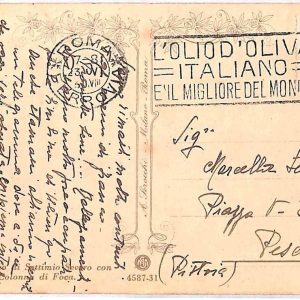 ai3477 - Italy -  POSTAL HISTORY Propaganda Postmark - Gastronomy OLIVE OIL 1940