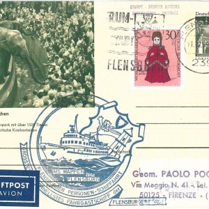 72166 - GERMANY - STATIONERY CARD with SHIP postmark 1969 - Elephants