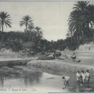 80319  -  TUNISIA  - VINTAGE POSTCARD -   GABES  1909
