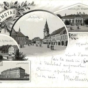 98596 - CZECHOSLOVAKIA  -  VINTAGE  POSTCARD - Gruss Aus  KOMOTAU Chomutov  1898
