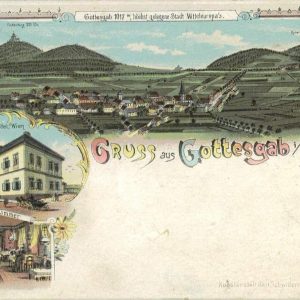 98606 - CZECHOSLOVAKIA - VINTAGE POSTCARD - Gruss Aus GOTTESGAB  Boží Dar