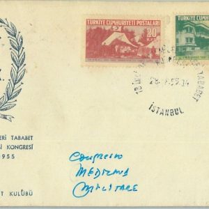 67170 - TURKEY  - Postal History -  SPECIAL  COVER  1955 - Military MEDICINE