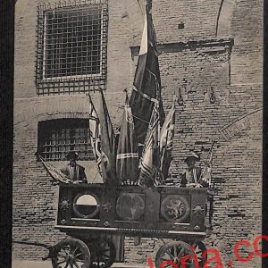 ai5407 - CARTOLINA D'EPOCA - Siena Città - Il Carro Trionfale con le Bandiere