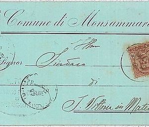 34056  CARTOLINA d'Epoca ASCOLI PICENO - Monte San Martino MONSAMMARTINO 1899