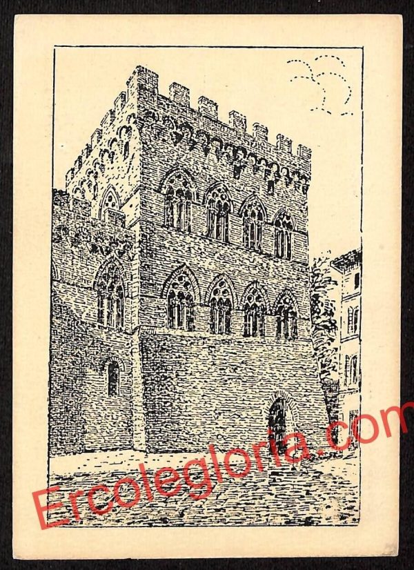 ai5410 - CARTOLINA D'EPOCA - Siena Città - Rocca Salimbeni