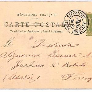 ai3681 - FRANCE - POSTAL HISTORY - Postcard - Olympic Games - 1900