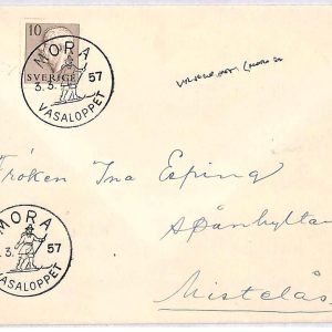 ai3692 - Sweden - POSTAL HISTORY - Cover - Olympic Games,Skiing - 1957