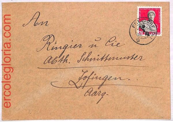 ai3695 - Switzerland - POSTAL HISTORY - Cover - Olympic Games 1955