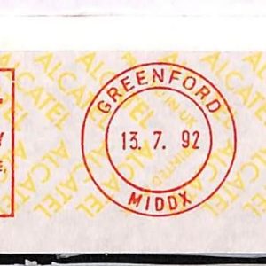 ai3698 - GB - POSTAL HISTORY - Mechanical postmark on cutout- Olympic Games 1992