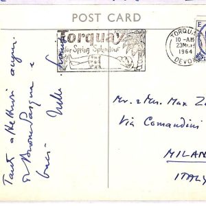 ai3719 - Great Britain - POSTAL HISTORY - POSTMARK on card - Palm trees - 1964