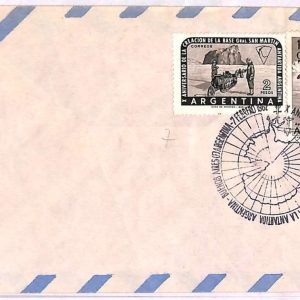 ai3745 - Argentina - POSTAL HISTORY - Air Mail Cover - Polar - 1962