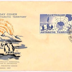 ai3747 - Australian Antarctic Territories - POSTAL HISTORY - FDC - Polar - 1957