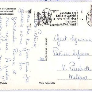 ai3805 - Italy - POSTAL HISTORY - Postcard - Science,  Electricity -1957
