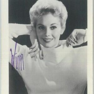BK0091 -  Signed CINEMA ACTRESS Autograph -   KIM NOVAK