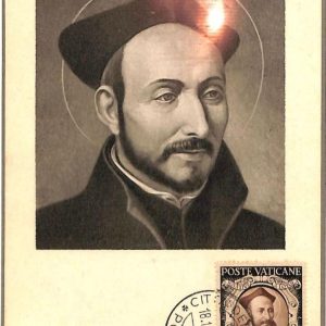 90120 -  VATICAN - MAXIMUM CARD - SAINT Ignatius of LOYOLA -  Religion  1950