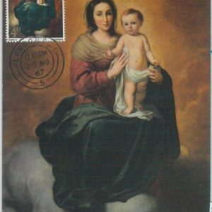 81360  - GREAT BRITAIN - Postal History -  MAXIMUM CARD -  RELIGION art  1967