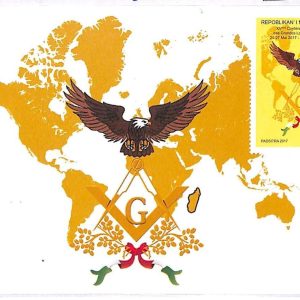 ai3440 - MADAGASCAR -  MAXIMUM CARD - Masonic   FREE MASONS - 2017