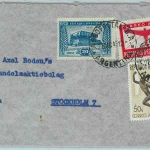 94133 - ARGENTINA - POSTAL HISTORY - Airmail COVER to SWEDEN  1945
