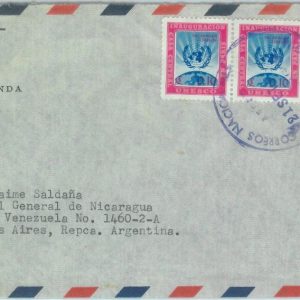 84837 - NICARAGUA - Postal History - COVER to ARGENTINA Boy Scouts SCOUTING 1950