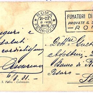 ai3466 - Italy -  POSTAL HISTORY - Postcard - Tabacco - 1931