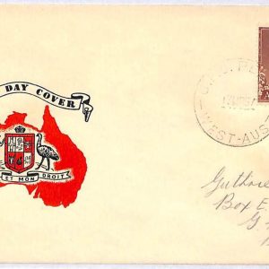 ai1556 - AUSTRALIA -  POSTAL HISTORY -  FDC Cover  1957 ROYALTY