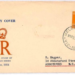 ai1554 - AUSTRALIA -  POSTAL HISTORY -  FDC Cover  1954 ROYALTY