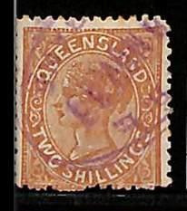 P4156 j- AUSTRALIA QUEENSLAND -- Stamp - SG # 182 - USED VERY FINE