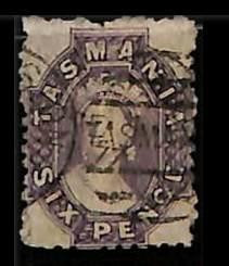 P4157c- AUSTRALIA TASMANIA  - stamp -SG #46 USED VERY FINE