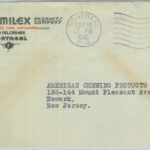 83267  - CANADA - POSTAL HISTORY - ADVERTISING  COVER 1946  Medicine CHEMIST