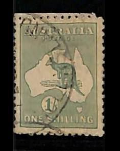 P4154a - AUSTRALIA KANGAROOS - SG- #40 - USED VERY FINE  LUXUS