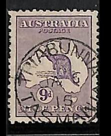 P4155a - AUSTRALIA   KANGAROOS - SG #10 - USED VERY FINE SUPERB!!!