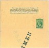 LIONS - POSTAL STATIONERY WRAPPER : ST. LUCIA - overprinted SPECIMEN !!