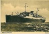 01151  CARTOLINA d'Epoca: NAVI BOAT - MOTONAVE VULCANIA