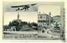 03768  CARTOLINA d'Epoca:  UDINE Citta' -  SALUTI: CON AEREO