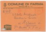 CARTOLINA d'Epoca: BUSTA COMUNALE - PARMA