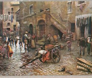 ab0336 - VINTAGE POSTCARD - ROME City: Via Capacciotto in the Ghetto