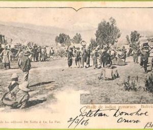 af1432 - BOLIVIA - Vintage Postcard - Baide de indios aymaraes - 1906