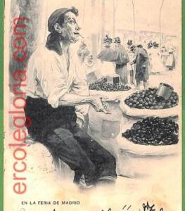 ah2287 - VINTAGE POSTCARD  - SPAIN - 1903 - ETHNIC