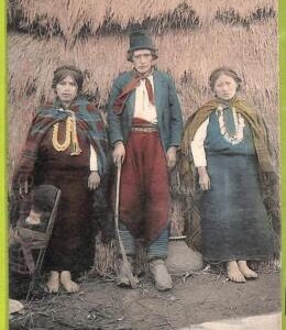 aa5530 - CHILE - Vintage Postcard - INDIOS - ETHNIC