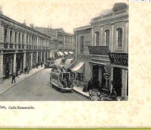 aa5457 - CHILE - Vintage Postcard - Valparaiso, Calle Esmeralda